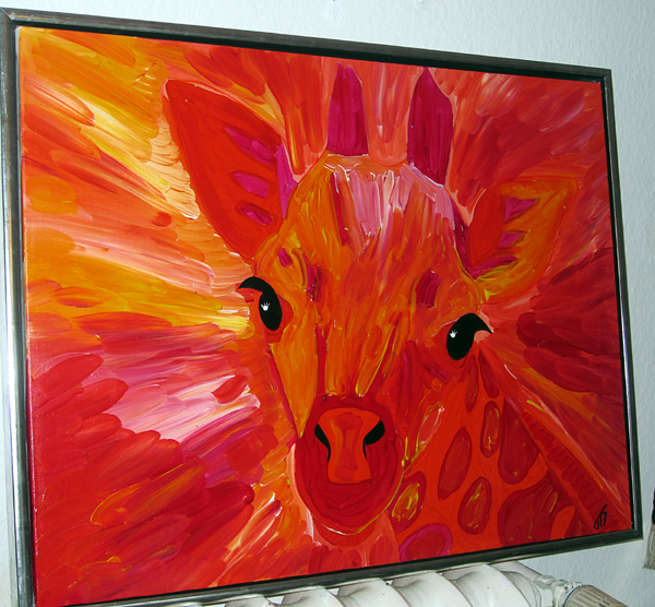 Giraf 4 - kunst af Jesper Schytt