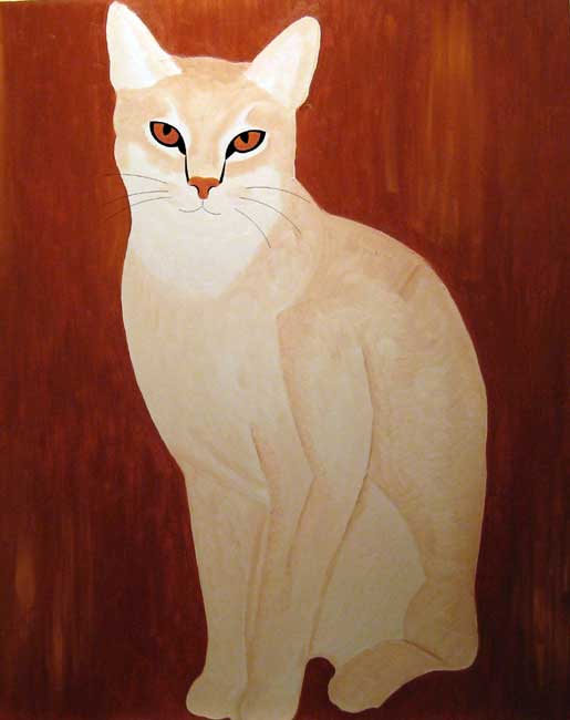 Whity - Kat - kunst af Jesper Schytt