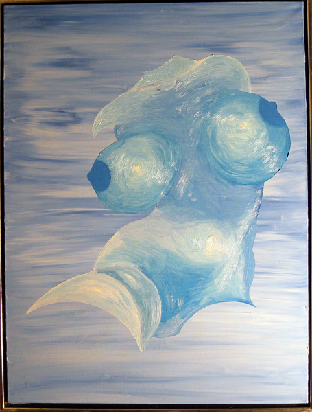 Sky blue - kunst af Jesper Schytt